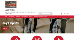 Desktop Screenshot of jayscycles.com